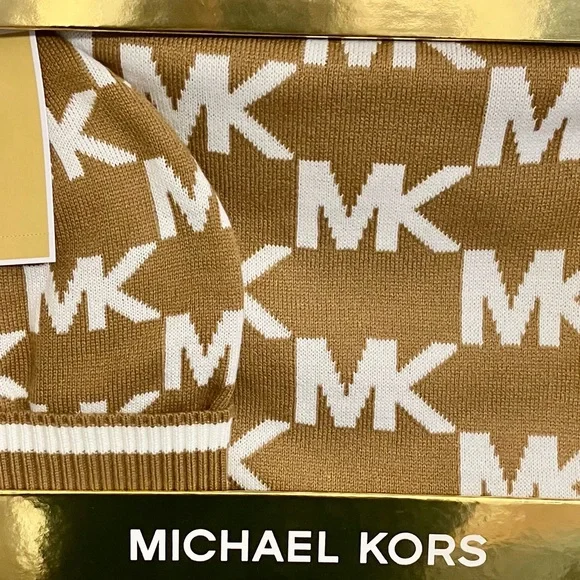 Michael Kors | Accessories | Michael Kors Brown And White  display picture 3